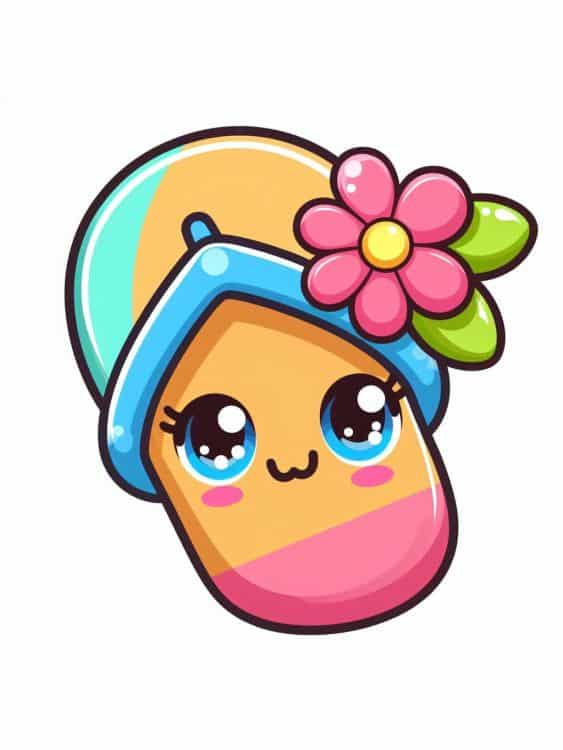 Flip-Flop with Flower Design