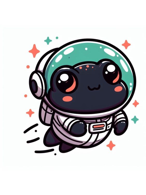 Black Astronaut Frog