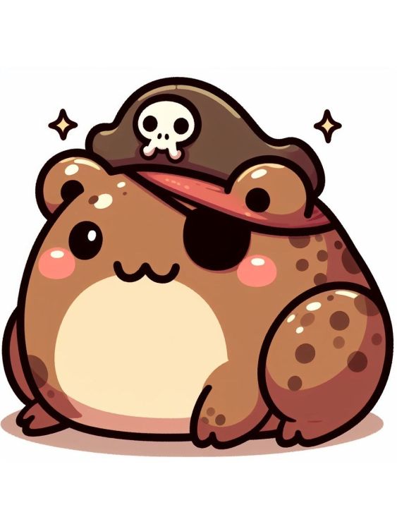 Brown Pirate Frog