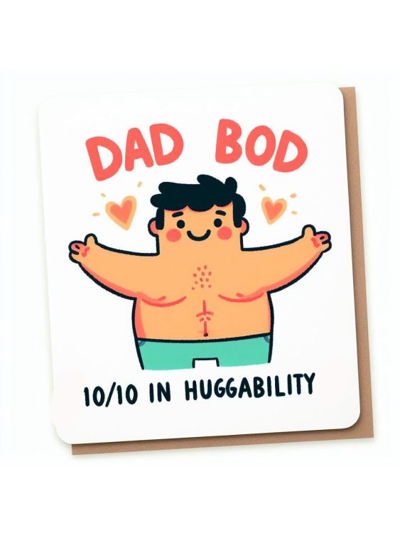 Dad bod: 10/10 in huggability
