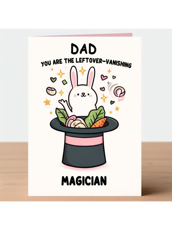 Dad, you are the leftover-vanishing magician