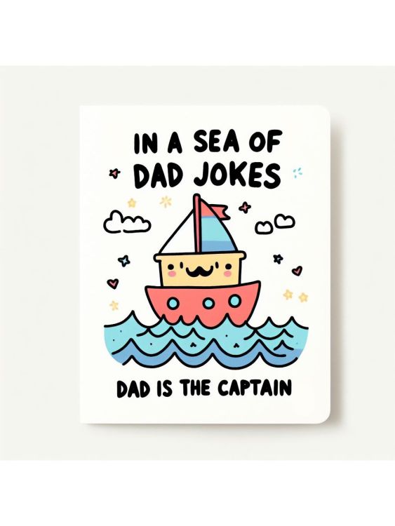 In a sea of dad jokes, Dad is the captain