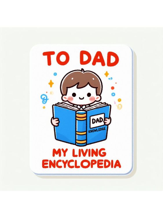 To Dad, my living encyclopedia