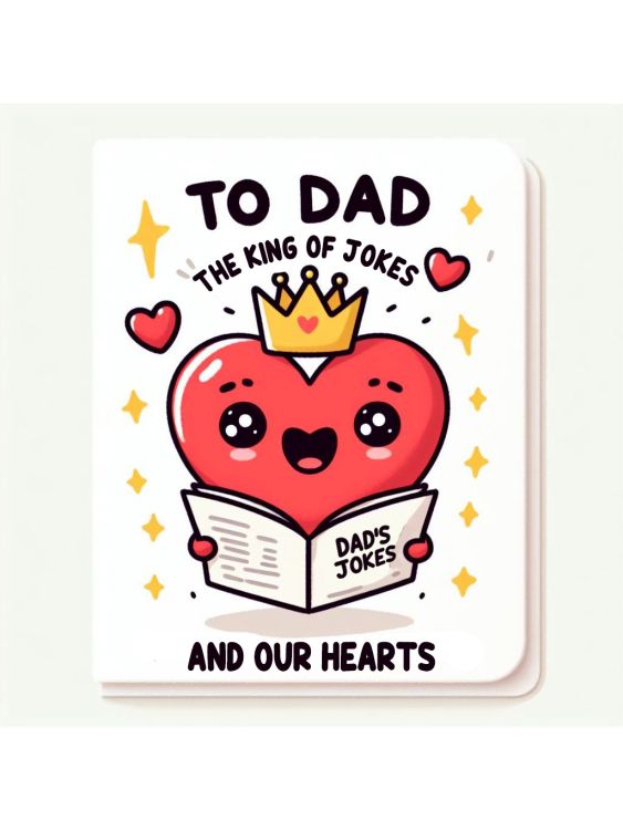 To Dad, the King of jokes and our hearts