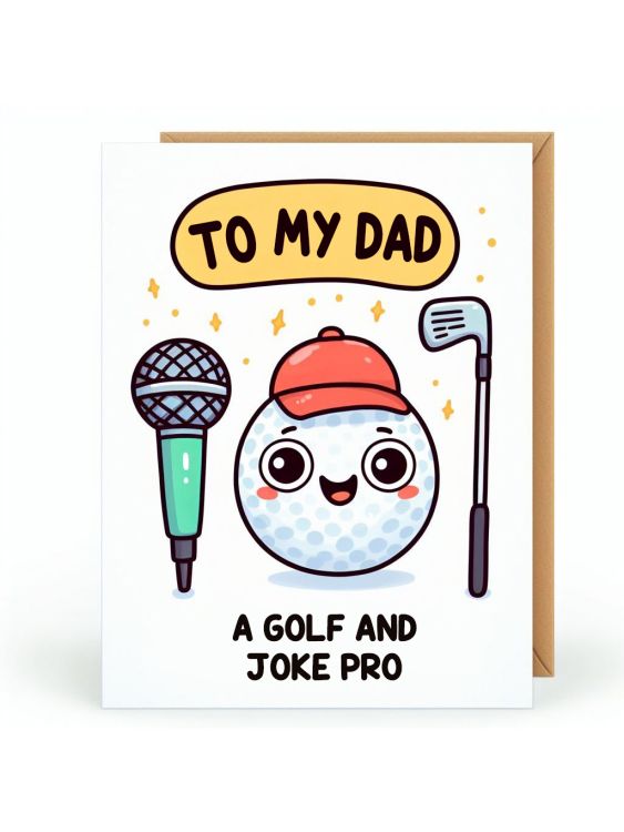 To my Dad, a golf and joke pro