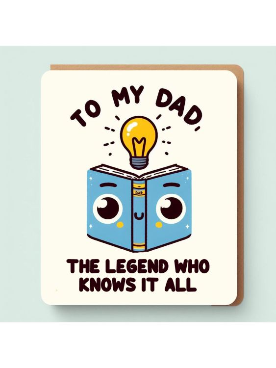 To my Dad, the legend who knows it all
