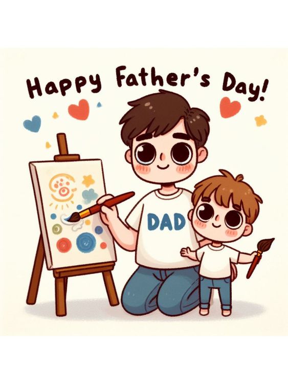 Painting with Dad