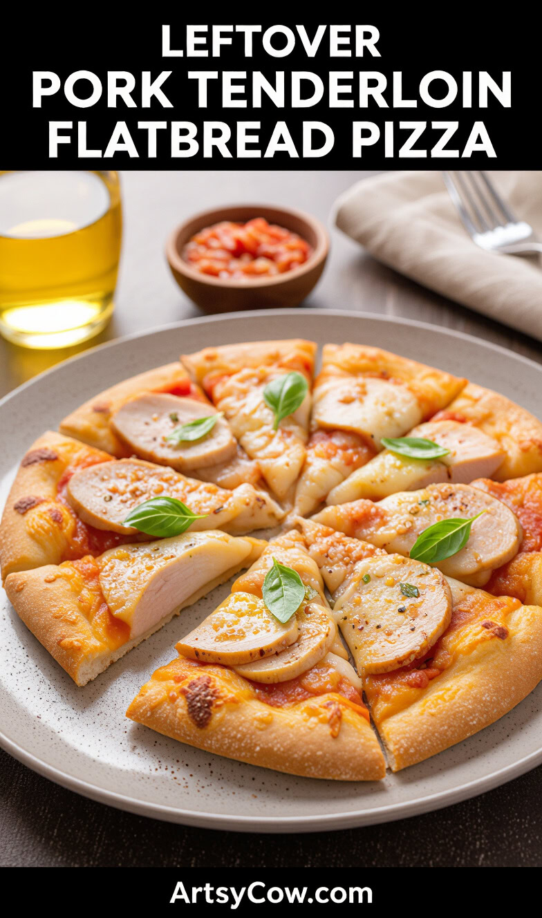 leftover pork tenderloin flatbread pizza recipe 2 pin image