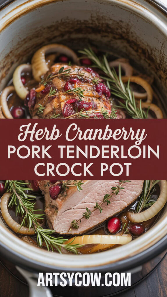 Herb Cranberry Pork Tenderloin
