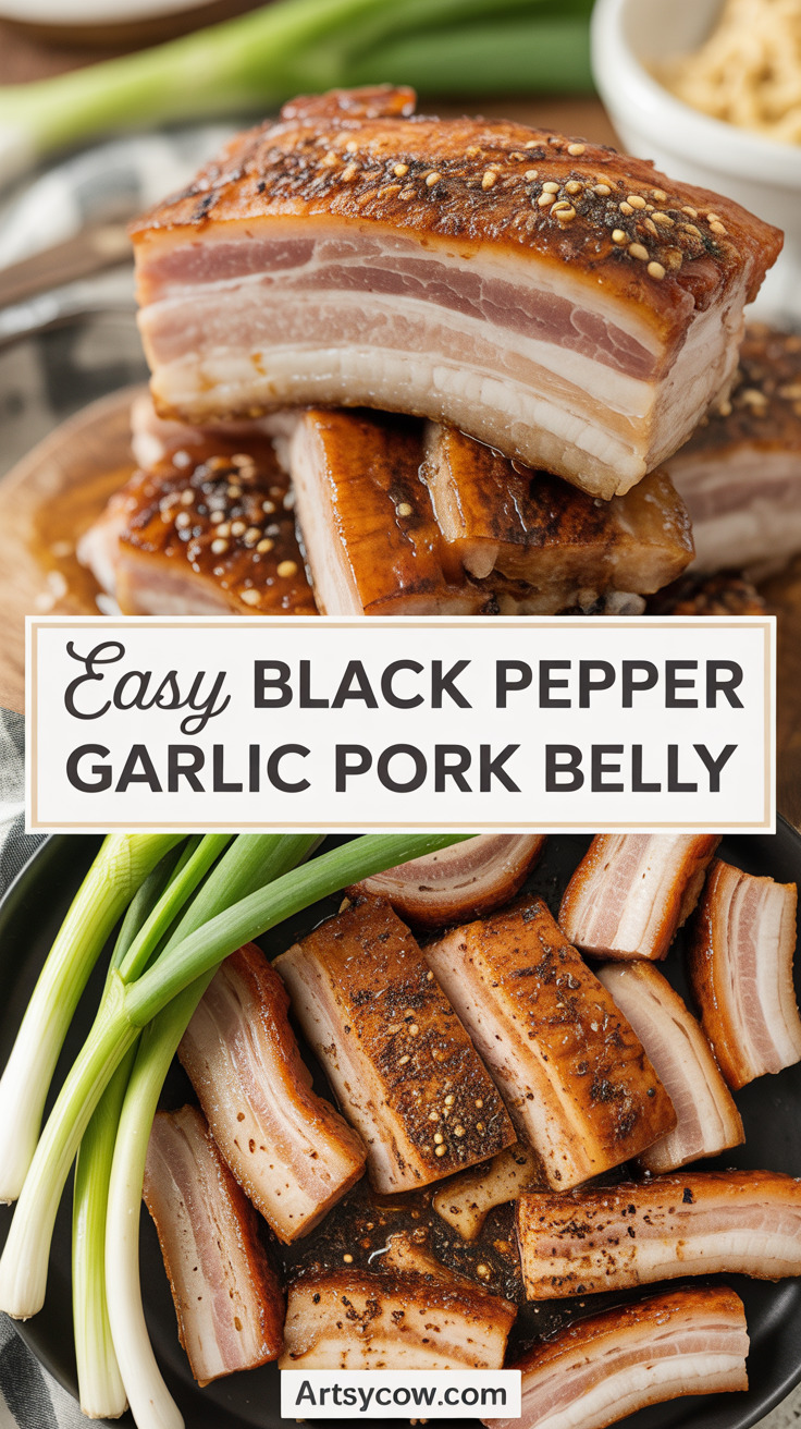 pin-1-Easy Black Pepper Garlic Pork Belly-4