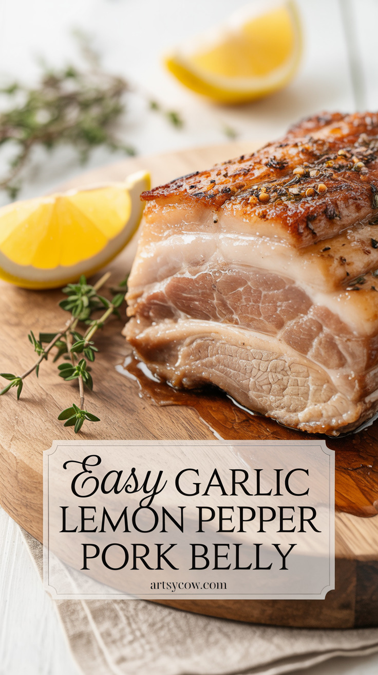 pin-1-Easy Garlic Lemon Pepper Pork Belly-6