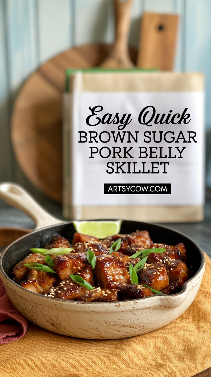 pin-1-Easy Quick Brown Sugar Pork Belly Skillet-5-1