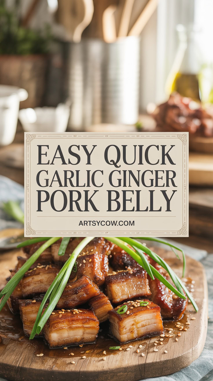 pin-1-Easy Quick Garlic Ginger Pork Belly-5