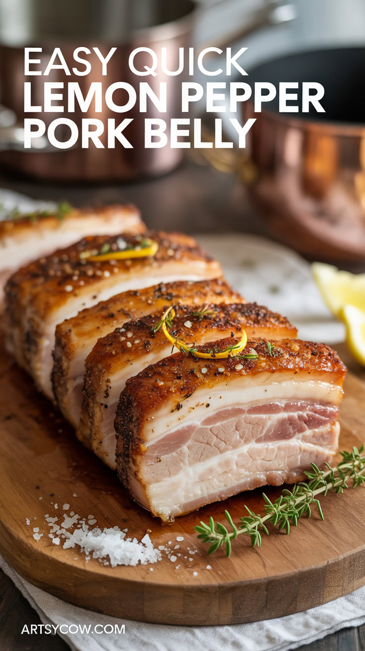 pin-1-Easy Quick Lemon Pepper Pork Belly-6