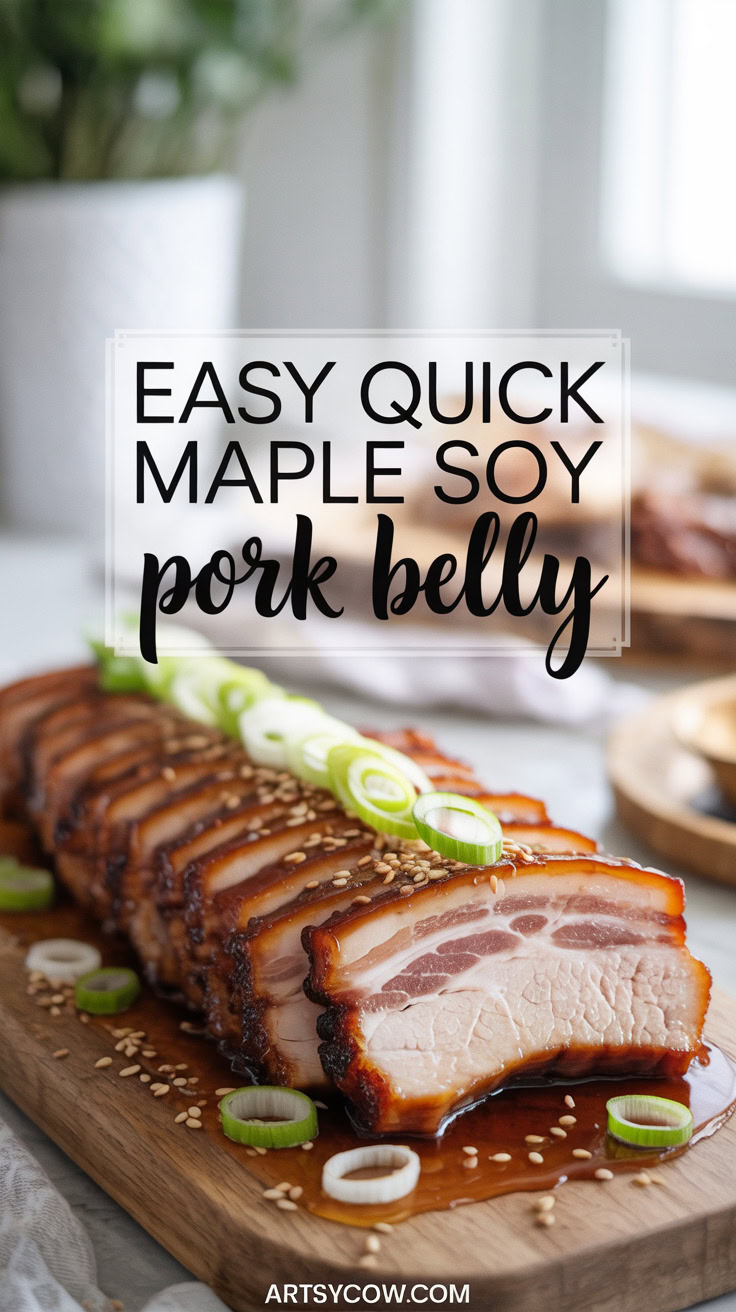 pin-1-Easy Quick Maple Soy Pork Belly-5