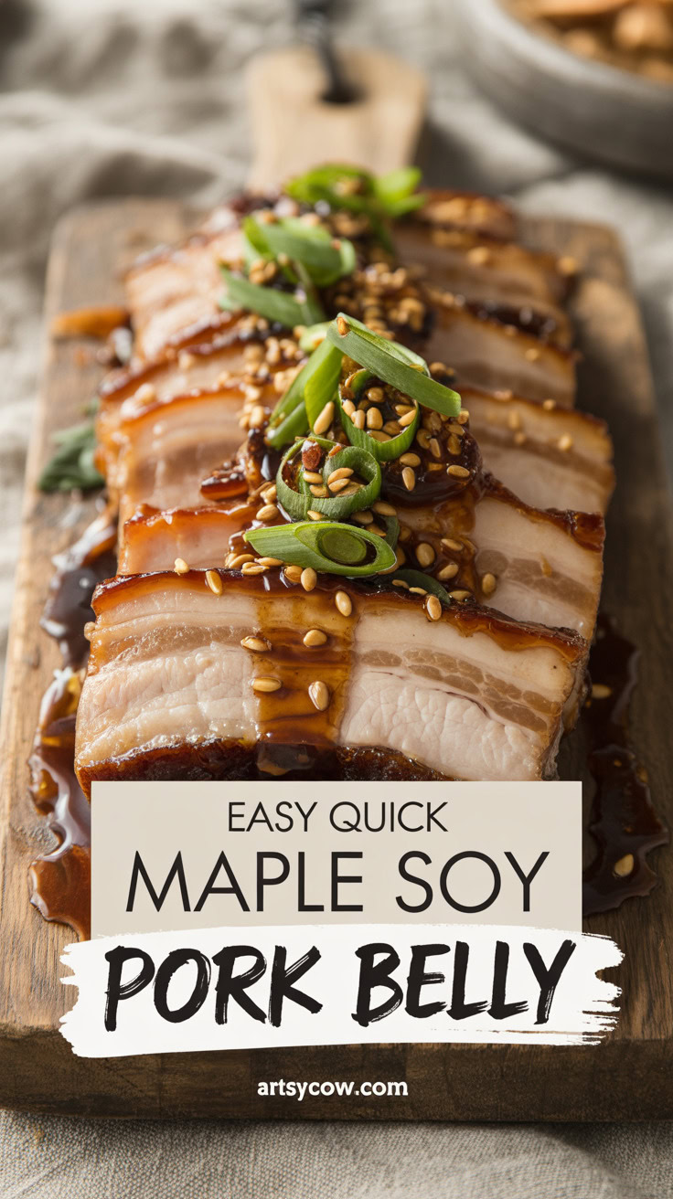 pin-1-Easy Quick Maple Soy Pork Belly-6