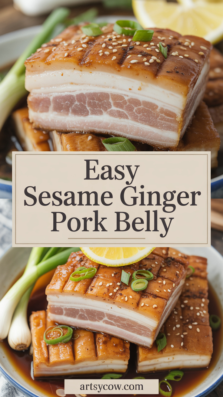 pin-1-Easy Sesame Ginger Pork Belly-4