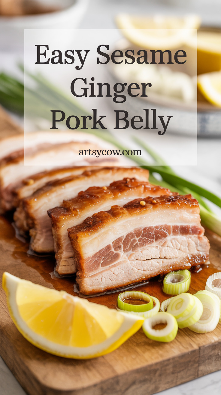 pin-1-Easy Sesame Ginger Pork Belly-5