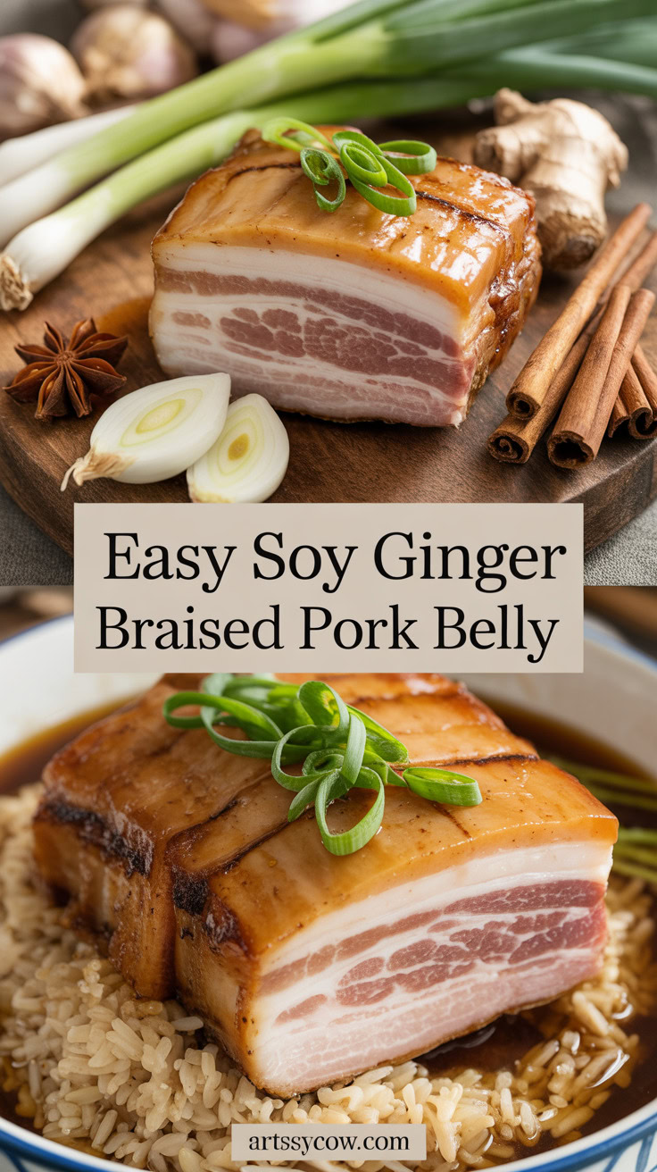 pin-1-Easy Soy Ginger Braised Pork Belly-2