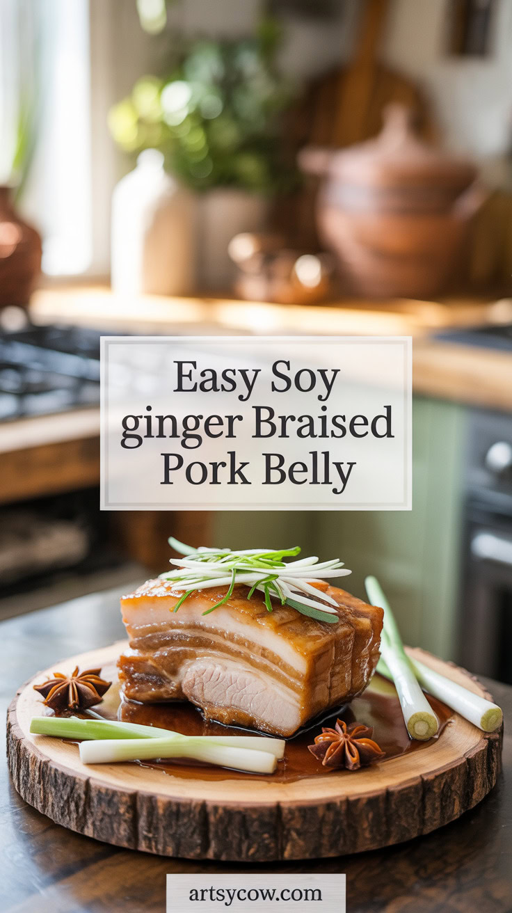 pin-1-Easy Soy Ginger Braised Pork Belly-6