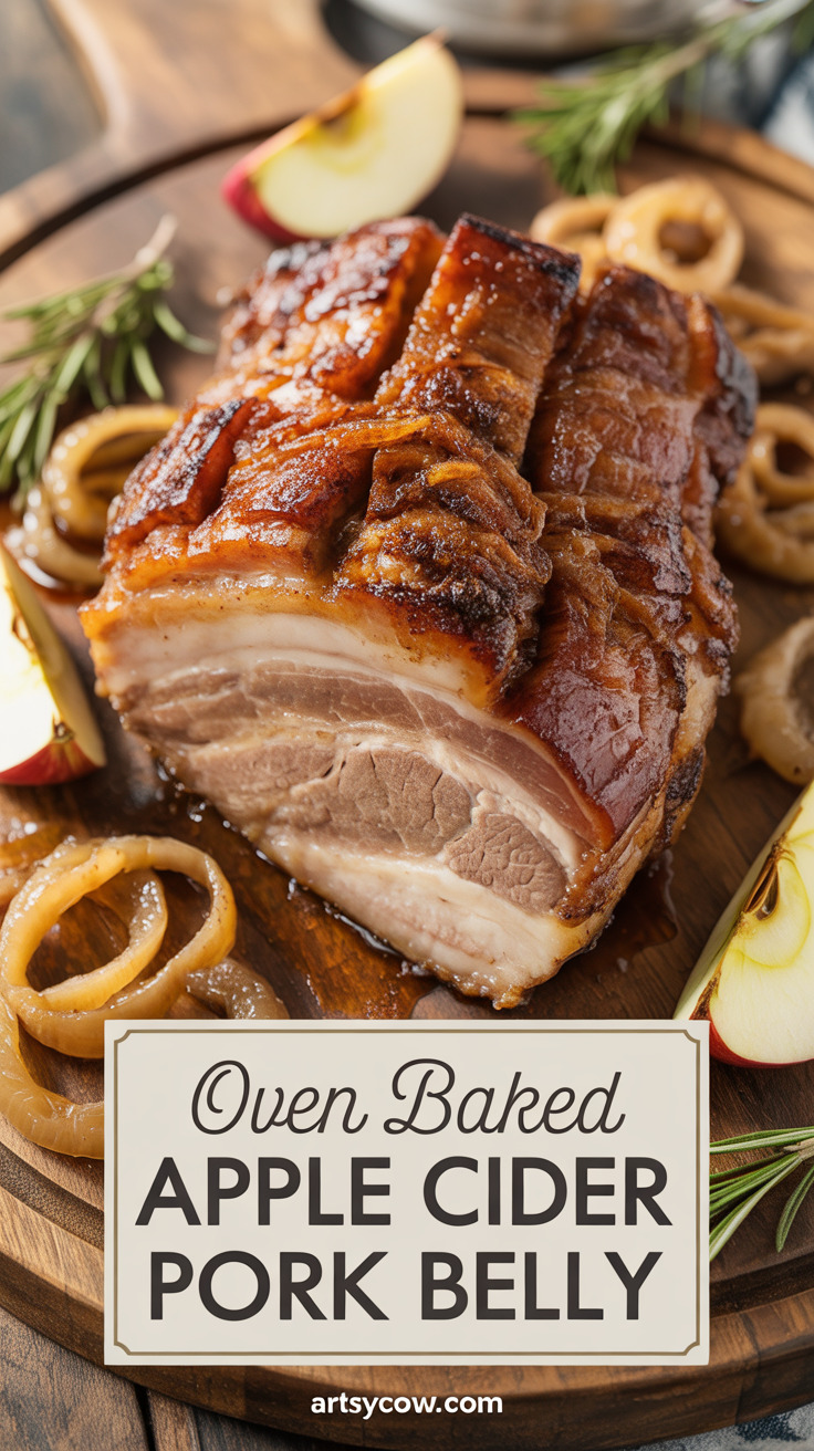 pin-1-Oven Baked Apple Cider Pork Belly-5