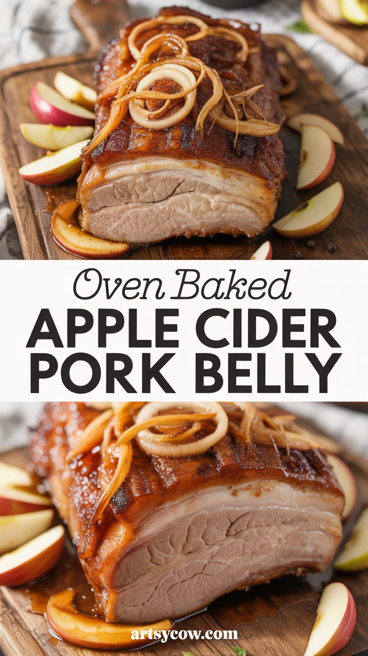 pin-1-Oven Baked Apple Cider Pork Belly-7