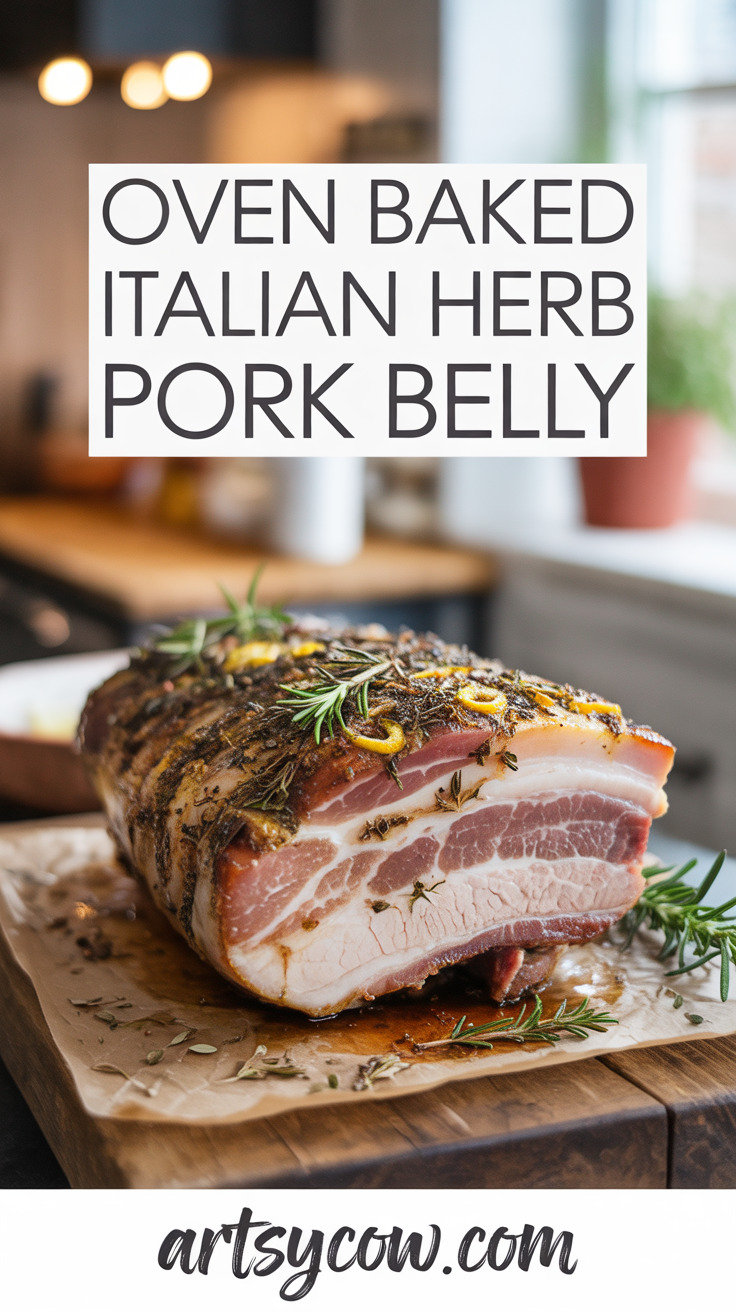 pin-1-Oven Baked Italian Herb Pork Belly-6