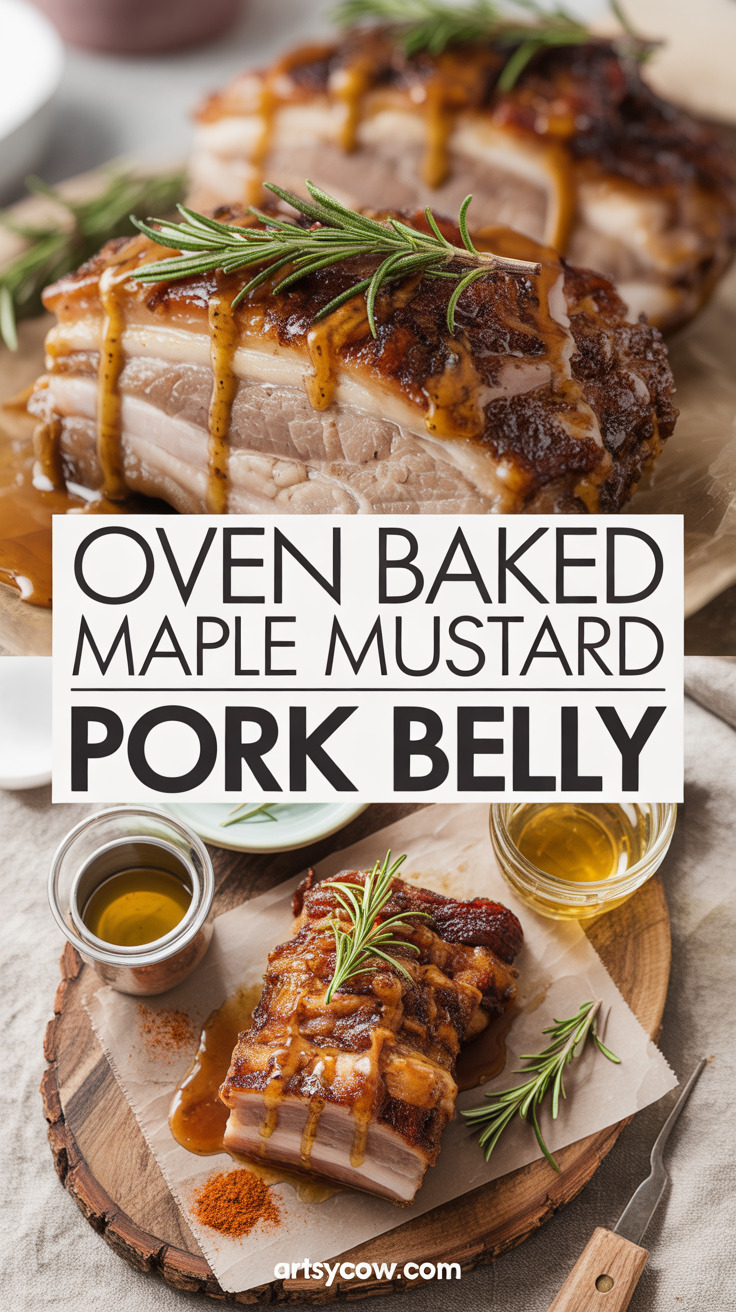 pin-1-Oven Baked Maple Mustard Pork Belly-5