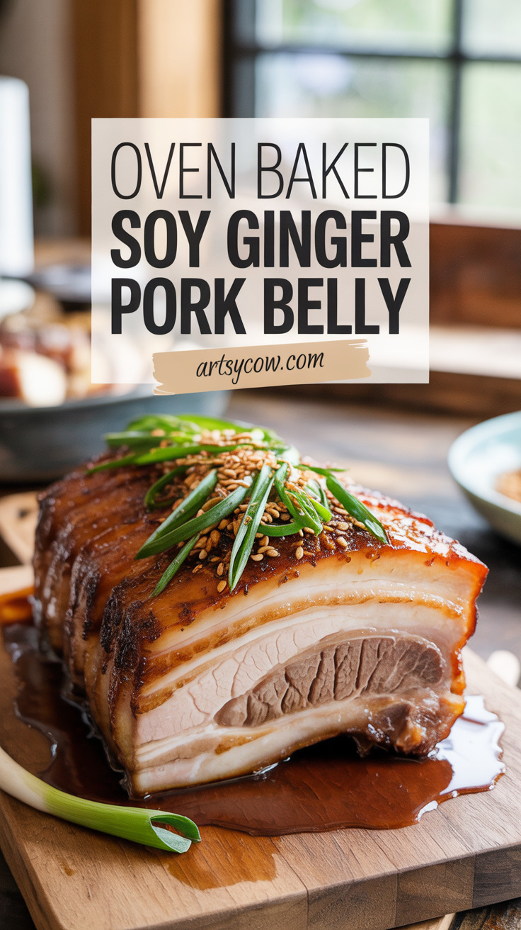 pin-1-Oven Baked Soy Ginger Pork Belly-7