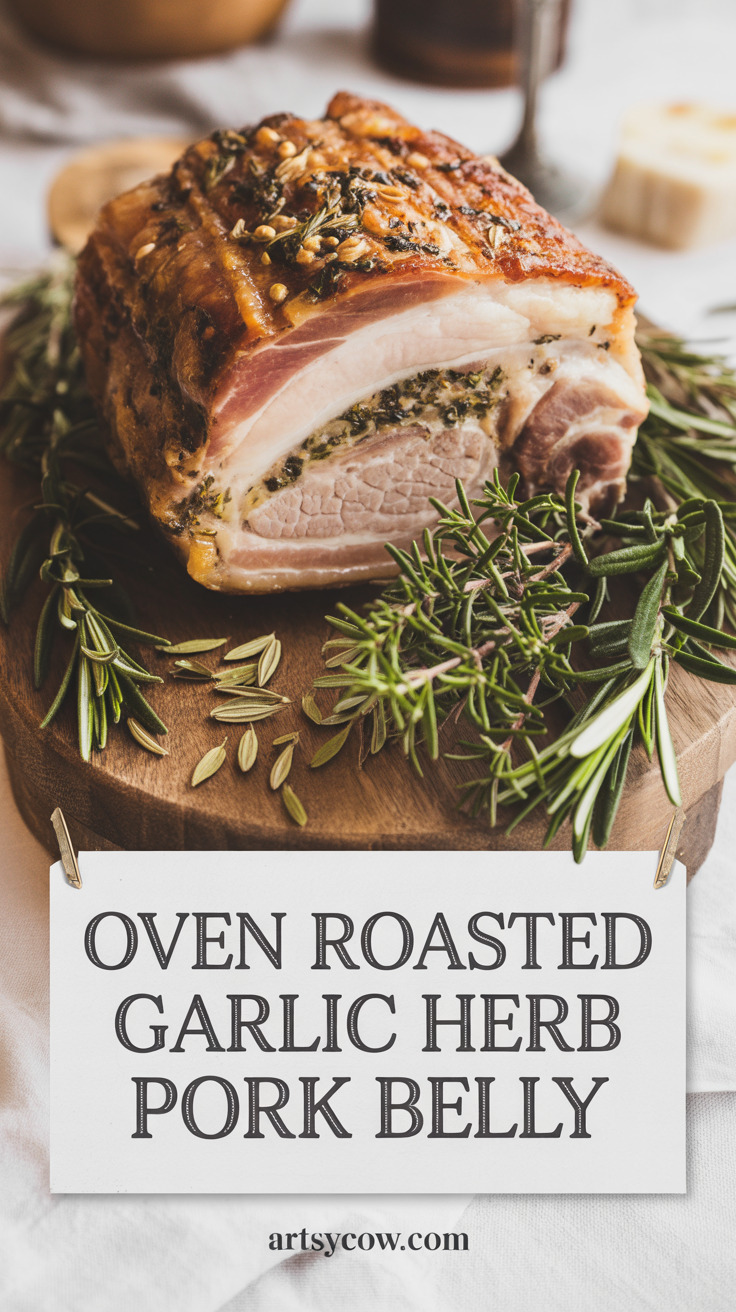 pin-1-Oven Roasted Garlic Herb Pork Belly-7