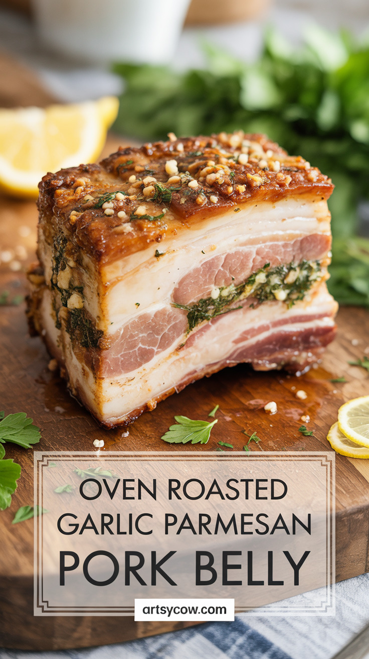 pin-1-Oven Roasted Garlic Parmesan Pork Belly-6