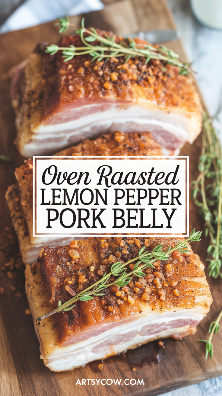 pin-1-Oven Roasted Lemon Pepper Pork Belly-7