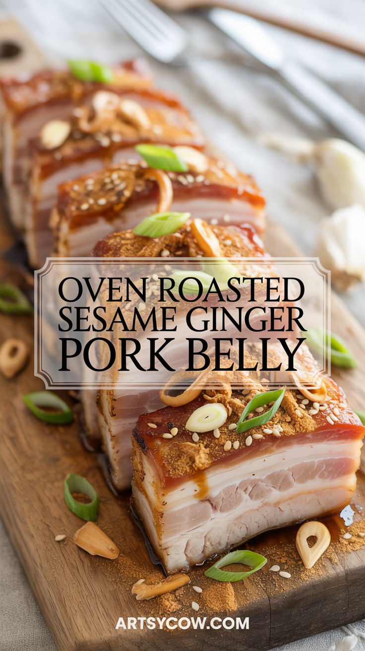 pin-1-Oven Roasted Sesame Ginger Pork Belly-5