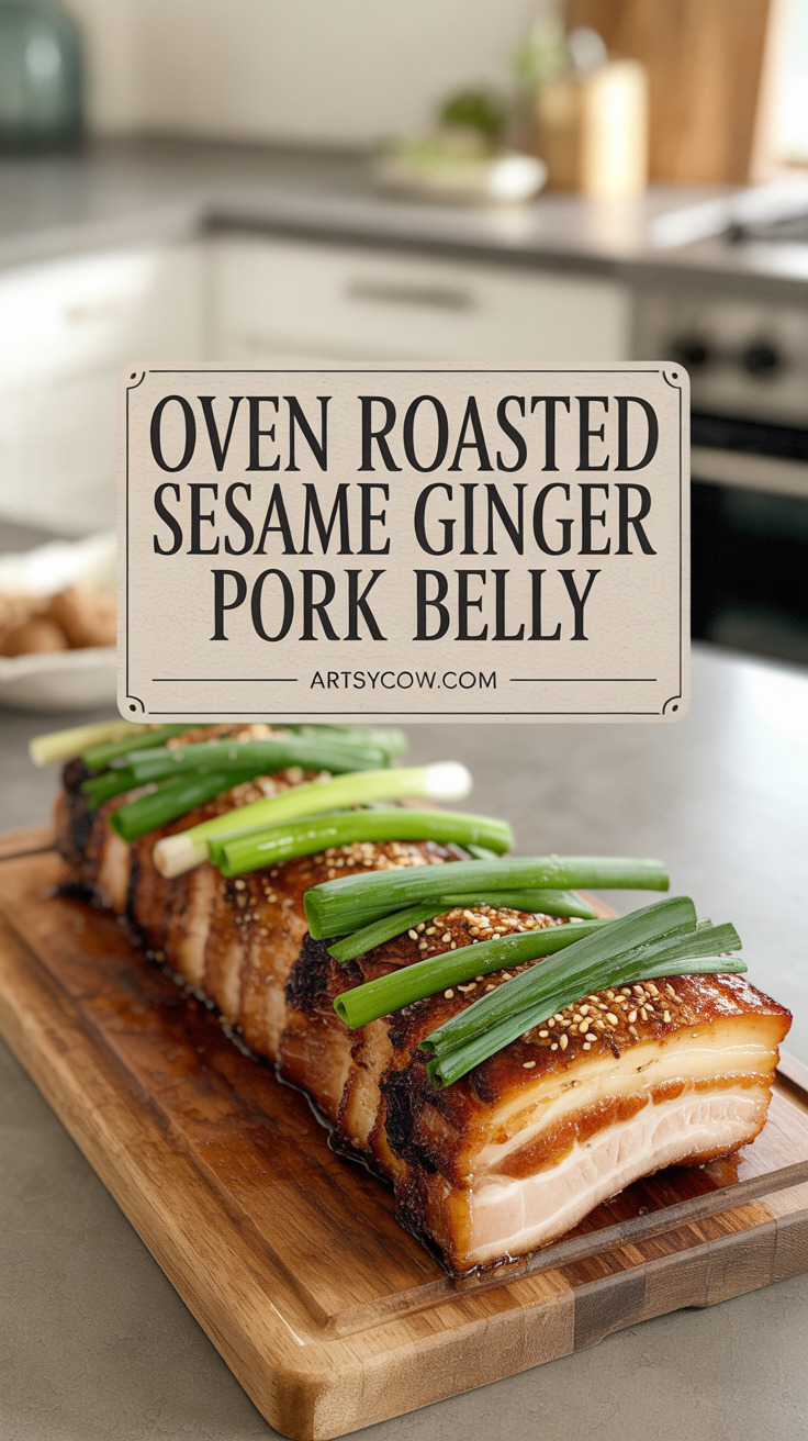 pin-1-Oven Roasted Sesame Ginger Pork Belly-6