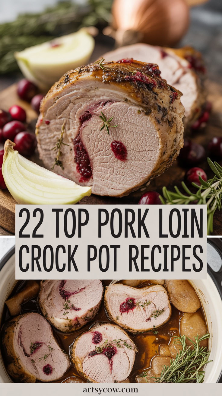pin-15-Herb Cranberry Pork Tenderloin Crock Pot-1