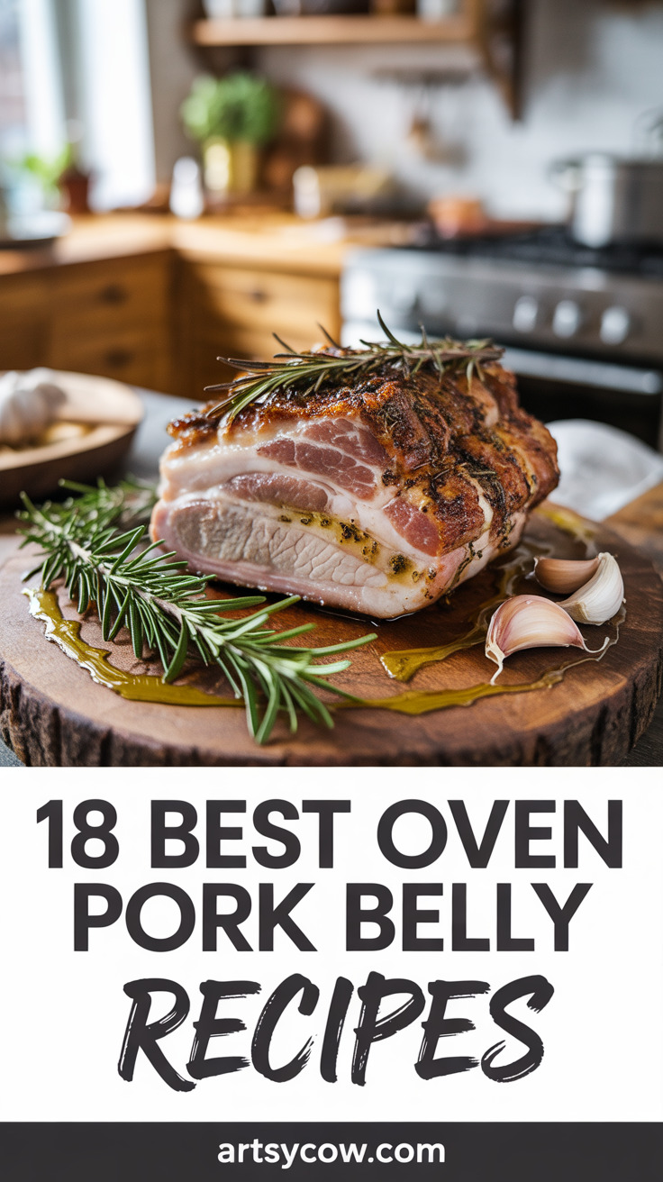 pin-17-Oven Roasted Rosemary Garlic Pork Belly-4