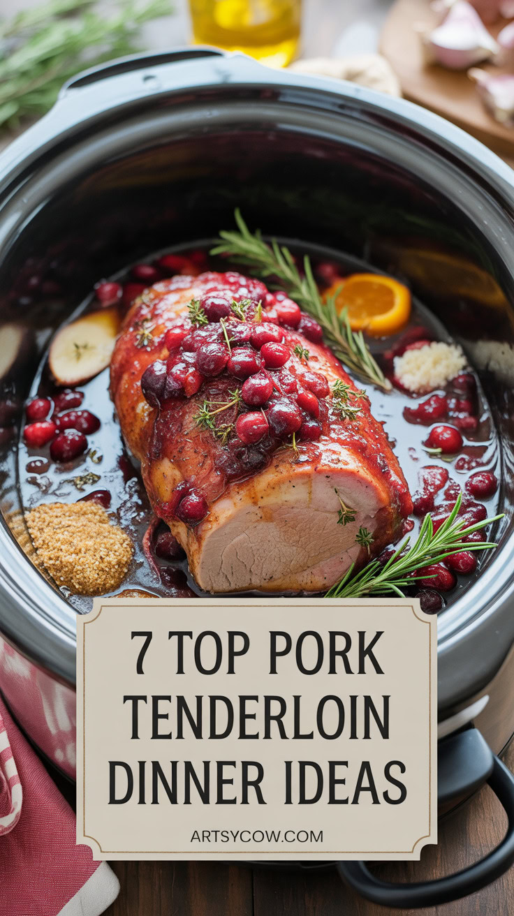 pin-3-Holiday Dinner Cranberry Pork Tenderloin Crock Pot-3