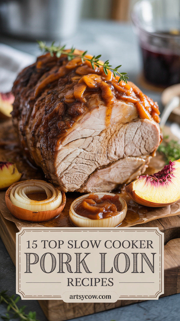 pin-5-Crock Pot Peach Mustard Pork Loin-4