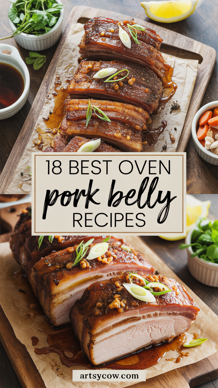 pin-5-Oven Baked Maple Garlic Pork Belly-4