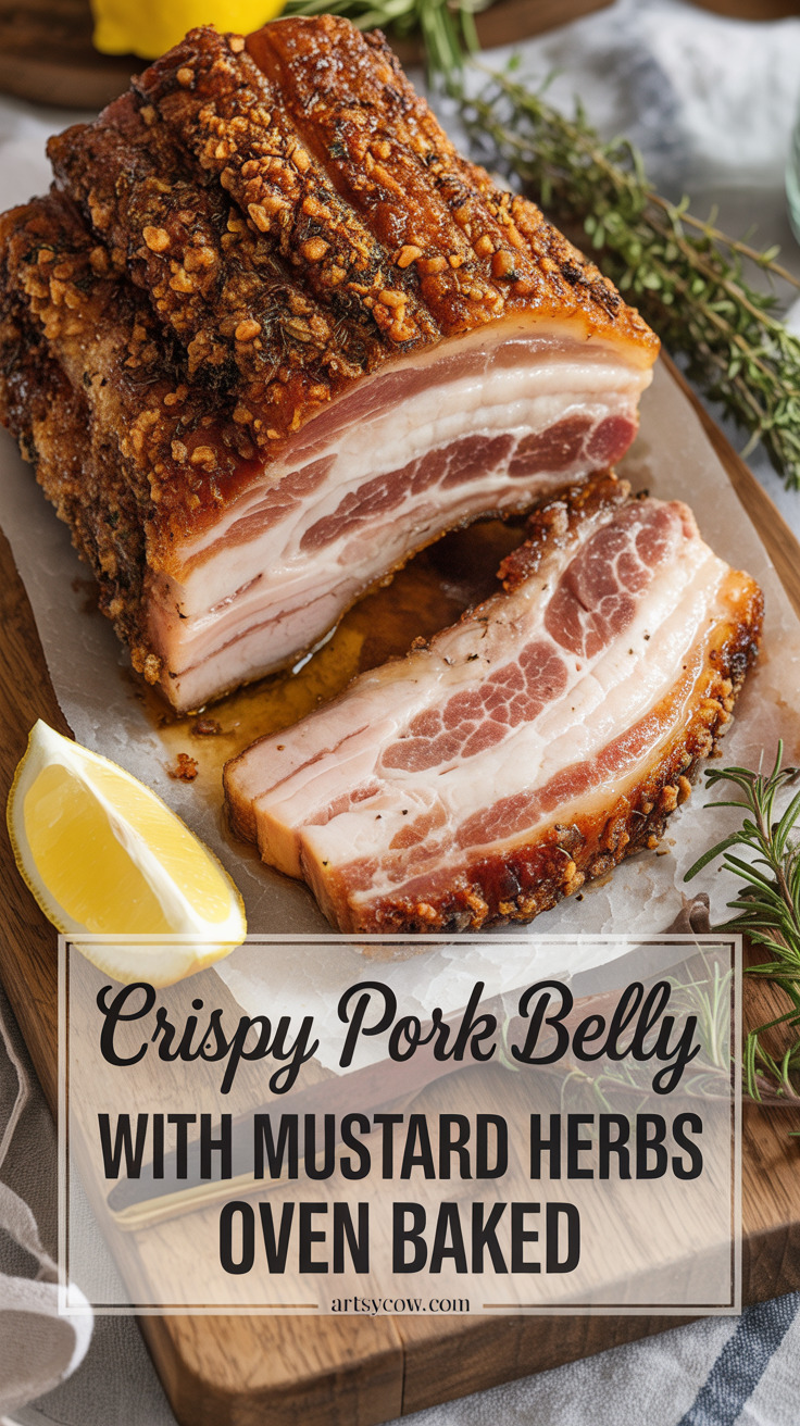 pin-1-Crispy Pork Belly with Mustard Herbs Oven Baked-4
