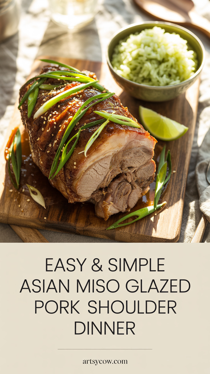 pin-1-Easy & Simple Asian Miso Glazed Pork Shoulder Dinner-3-1