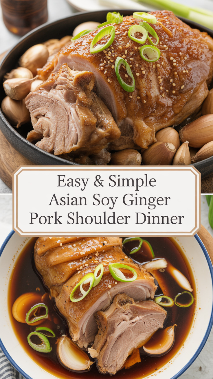 pin-1-Easy & Simple Asian Soy Ginger Pork Shoulder Dinner-1