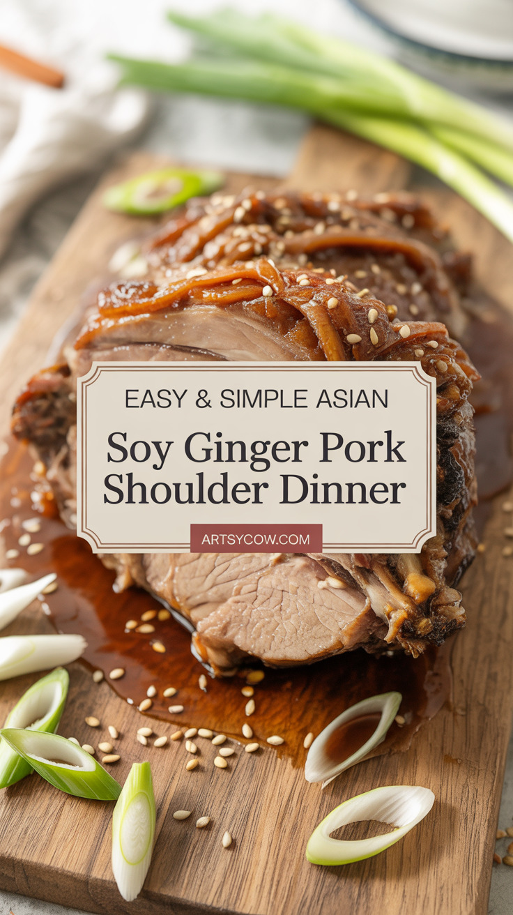 pin-1-Easy & Simple Asian Soy Ginger Pork Shoulder Dinner-7
