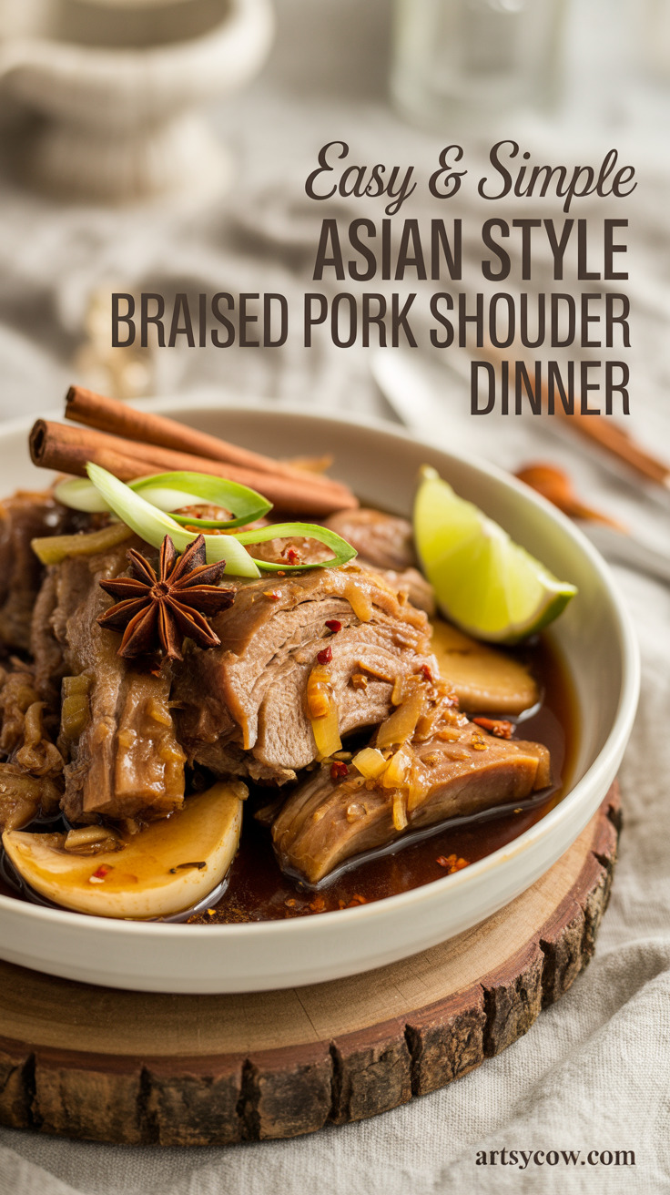 pin-1-Easy & Simple Asian Style Braised Pork Shoulder Dinner-7