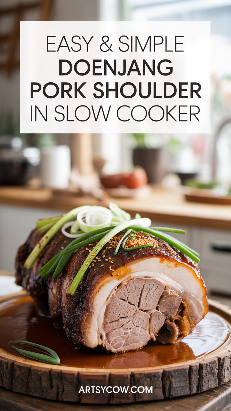 pin-1-Easy & Simple Doenjang Pork Shoulder In Slow Cooker-4-2