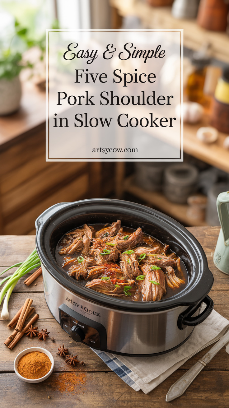 pin-1-Easy & Simple Five Spice Pork Shoulder In Slow Cooker-4-1