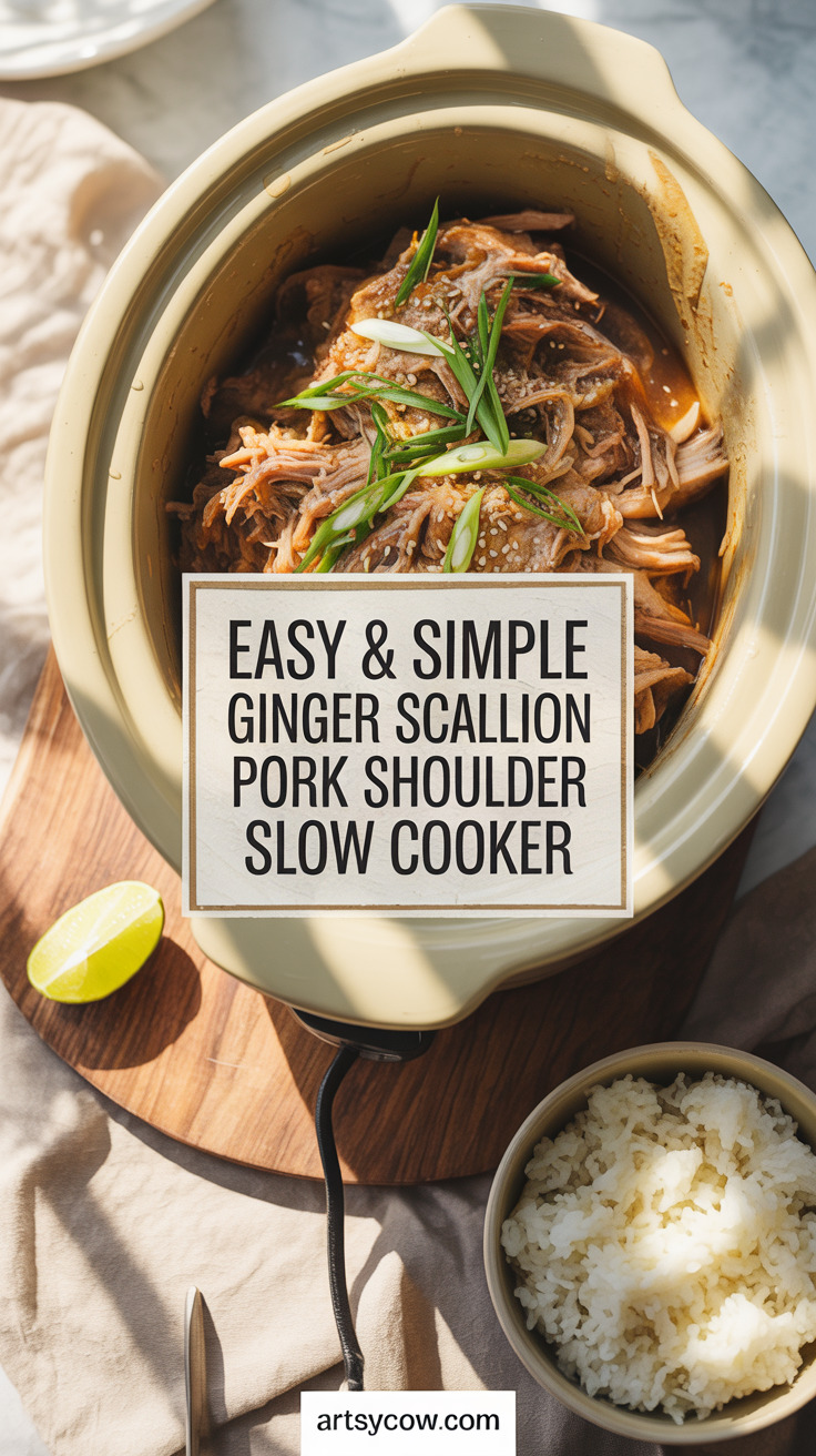 pin-1-Easy & Simple Ginger Scallion Pork Shoulder Slow Cooker-3-1