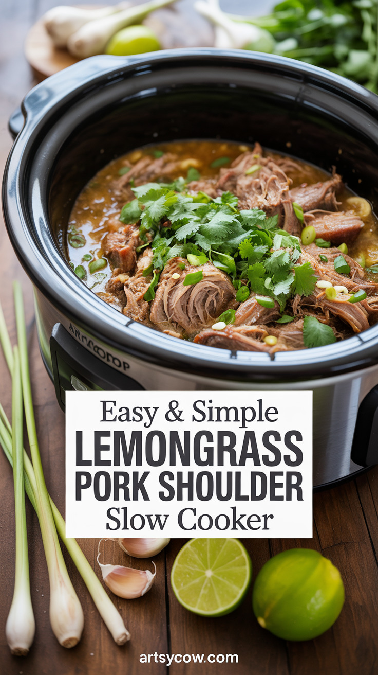 pin-1-Easy & Simple Lemongrass Pork Shoulder Slow Cooker-3