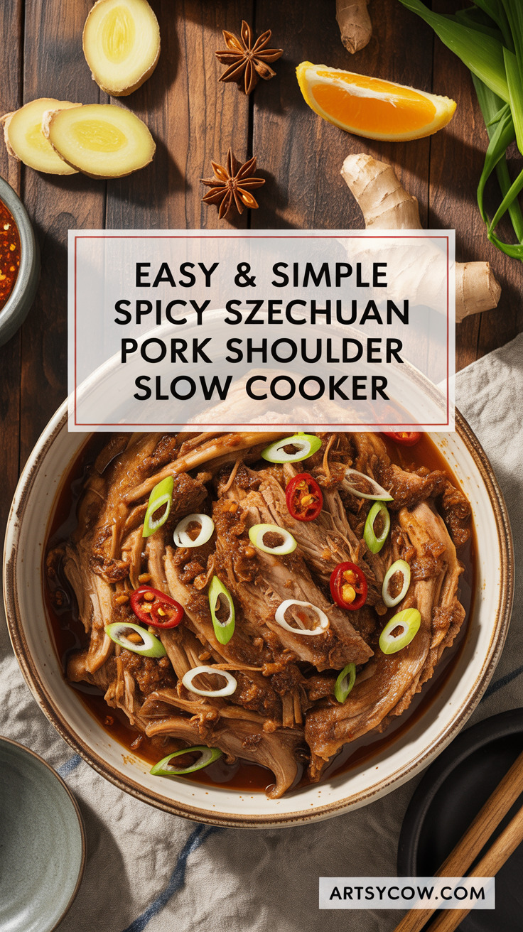 pin-1-Easy & Simple Spicy Szechuan Pork Shoulder Slow Cooker-5