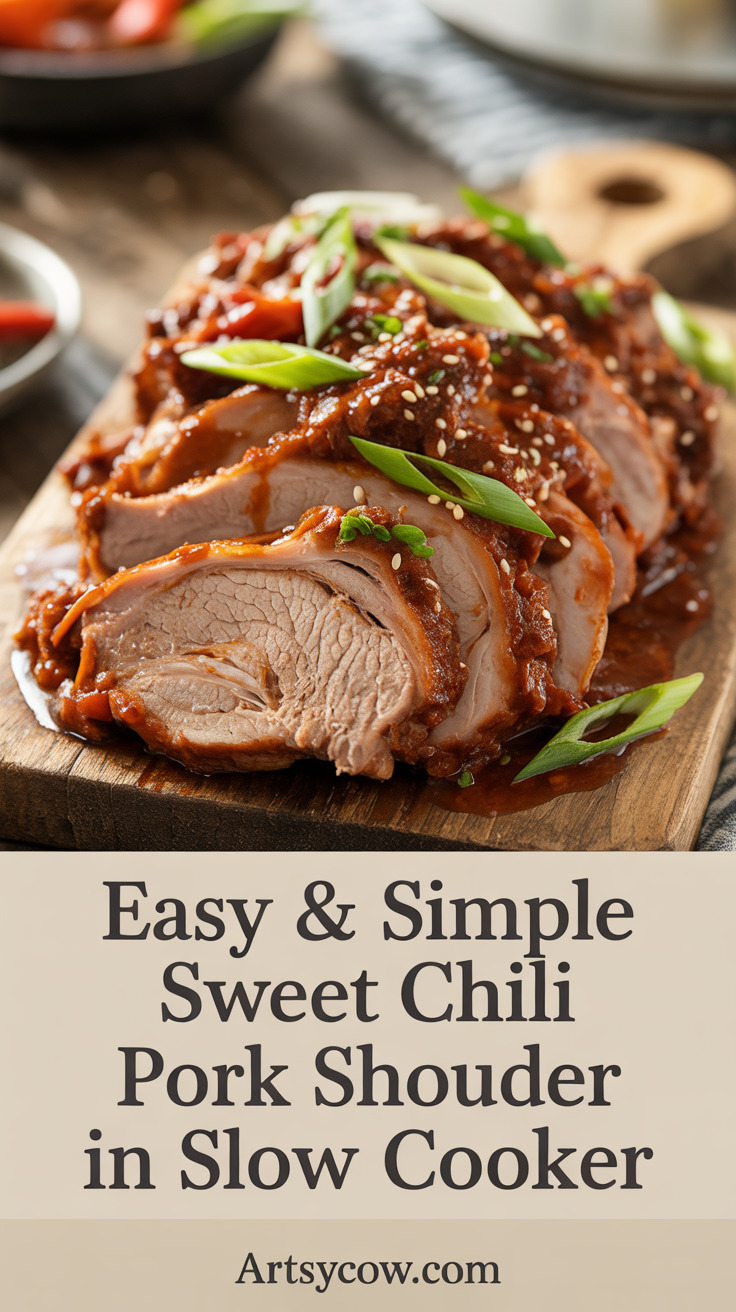 pin-1-Easy & Simple Sweet Chili Pork Shoulder In Slow Cooker-10